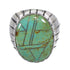 Turquoise Silver Southwest Jewelry Ring Size 9-1/4 AX55485